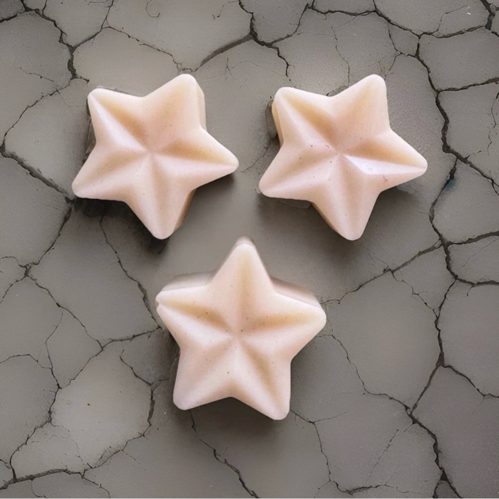 Handmade Shea Butter Star Minis - Set of 3 🌿✨